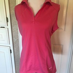 Nike sleeveless golf shirt